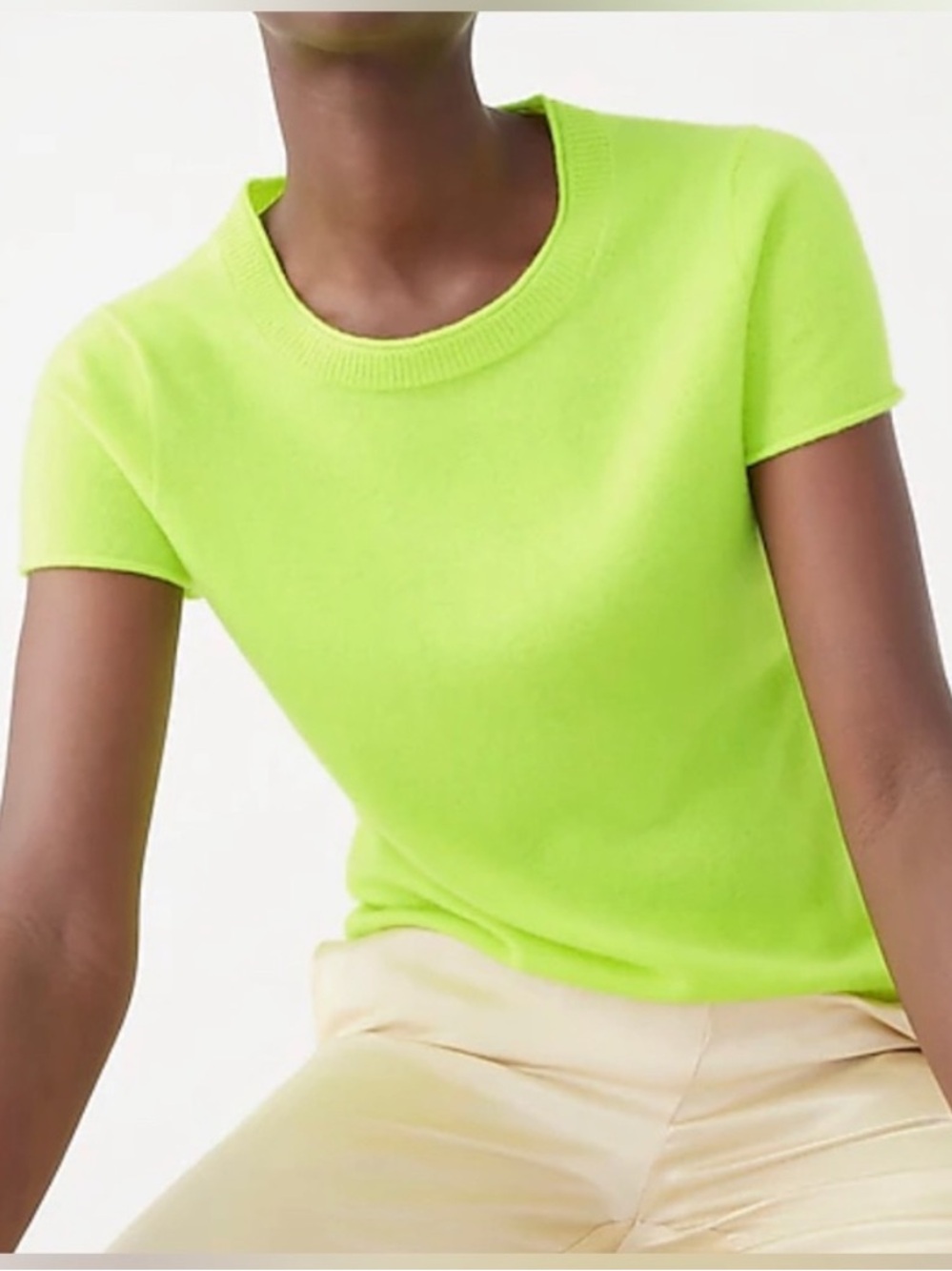 J Crew Relaxed Cashmere T-shirt Sweater Size XS Women’s Top